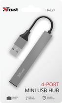 USB-хаб Halyx Aluminium 4-Port Mini USB Hub (tr23786) - зображення 11