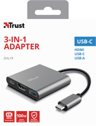 USB-хаб Trust Dalyx 3-in-1 Multiport USB-C Adapter (23772) - зображення 13
