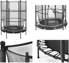 Батут Salta Junior trampoline круглий 140 см Black (5426A) - зображення 5