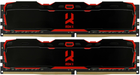 Оперативна пам'ять Goodram DDR4-2666 16384MB PC4-21300 (Kit of 2x8192) IRDM X Black (IR-X2666D464L16S/16GDC) - зображення 1