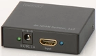 Rozdzielacz HDMI Digitus (INx1 - OUTx2), 4K czarny (DS-46304) - obraz 2