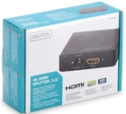 Rozdzielacz HDMI Digitus (INx1 - OUTx2), 4K czarny (DS-46304) - obraz 4