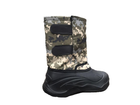 Теплі гумові чоботи водо-брудо захисні для ЗСУ камуфляжні черевики військові 41 - зображення 2