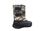 Теплі гумові чоботи водо-брудо захисні для ЗСУ камуфляжні черевики військові 46 - зображення 2