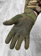 Тактические зимние перчатки Warmthi оливковый 2ХL - изображение 4