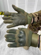 Тактические зимние перчатки Warmthi оливковый М - изображение 1