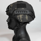 Чохол на шолом, кавер на каску ACH MICH 2000 з вухами, Black Multicam (A13-01-06) (15098) - зображення 4