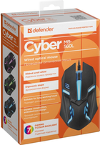 Mysz Defender Cyber ​​​​MB-560L USB czarny (52560) - obraz 3
