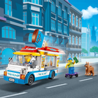 Zestaw klocków LEGO City Great Vehicles Furgonetka z lodami 200 elementów (60253) - obraz 4
