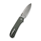 Нож складной, замок Liner Lock Weknife WE21045-2 Big Banter Green 213 мм - изображение 3