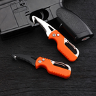 Брелок-нож для ключей и распаковки 108 мм Черный с серебристым лезвием (sv101332b) - изображение 4