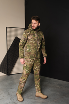 Чоловічий армійський костюм тактична форма на флісі Мультикам Туреччина ЗСУ 8658 XXL хакі - зображення 7
