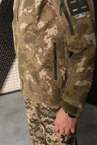 Куртка чоловіча тактична Мультикам Accord Туреччина Софтшел Soft-Shell ЗСУ 8717 XL хакі - зображення 4