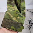 Рубашка мужская военная тактическая с липучками ВСУ (ЗСУ) Ubaks Убакс 20221840 7247 M 48 р зеленая - изображение 8