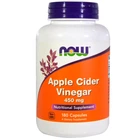 Натуральная добавка Now Foods Apple Cider Vinegar 450 мг 180 капсул