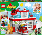 Конструктор LEGO DUPLO Town Пожежна частина та вертоліт 117 деталей (10970) - зображення 9