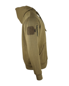 Кофта худи военная тактическая KOMBAT UK мужская с липучками под шевроны Spec-Ops Hoodie койот L (SK-kb-soh-coy-l) - изображение 3