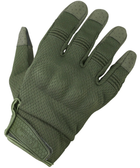 Тактические военные перчатки KOMBAT UK защитные перчатки L оливковый (SK-kb-rtg-olgr-l) - изображение 1