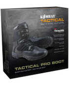 Ботинки военные замшевые тактические KOMBAT UK ВСУ (ВСУ) Tactical Pro Boot 50/50 44 черный (SK-kb-tpb50-blk-44) - изображение 4