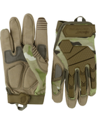 Рукавиці тактичні військові польові рукавички тактичні KOMBAT UK Fingerless Tactical Gloves XL мультікам (SK-kb-atg-btp-xl) - зображення 4