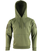 Кофта худи военная тактическая KOMBAT UK мужская с липучками под шевроны Tactical Hoodie оливковый S (SK-kb-th-olgr-s) - изображение 2