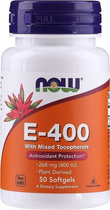Витамин E со смешанными токоферолами NOW Foods (Vitamin E-400) 400 МЕ 50 капсул NOW00890