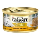 Вологий корм Purina Gourmet Gold Ніжні биточки з куркою і морквою 85 г