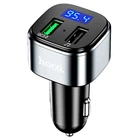Автомобильный FM-трансмиттер модулятор HOCO Fighter BT FM transmitter E67 |BT5.0, 2USB, U Disk, 3A, QC|