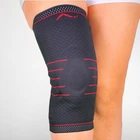 Бандаж на коліно з силіконовою подушечкою Orthopoint REF-701 наколінник спортивний трикотажний Розмір M