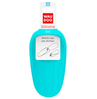 Поилка-насадка на бутылку WAUDOG Silicone, голубая, 165х90 мм