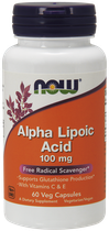 Добавка натуральна Now Foods Alpha Lipoic Acid 100мг Капсули