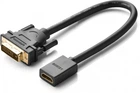 Адаптер Ugreen DVI Male to HDMI Female Adapter Cable 22 см Black (20118)