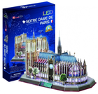 Puzzle 3D CubicFun Katedra Notre Dame LED (L173h) - obraz 1
