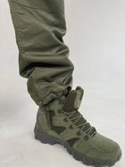 Военно-тактические водонепроницаемые кожаные ботинки OLIV р. 41 - изображение 11