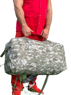 Тактичний рюкзак баул сумка 100 літрів Укрпіксель САПСАН Україна - зображення 4