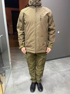 Куртка тактическая WOLFTRAP, Softshell, цвет Олива, размер XXL, зимняя флисовая куртка для военных - изображение 8