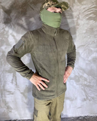 Армейская Кофта флисовая VOGEL карманы на рукавах Цвет оливковый L - изображение 6