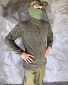 Армейская Кофта флисовая VOGEL карманы на рукавах Цвет оливковый XL - изображение 6