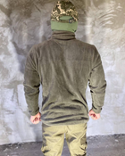 Армейская Кофта флисовая VOGEL карманы на рукавах Цвет оливковый S - изображение 11