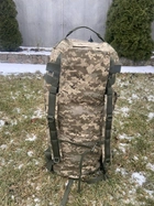 Баул 100 літрів армійський військовий ЗСУ тактичний сумка рюкзак з тканини кордура колір піксель 1749 - зображення 1