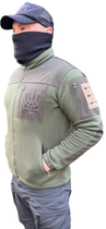 Кофта фліс з гербом Softshell зелений XL - зображення 4