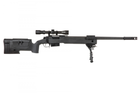 Снайперська гвинтівка Specna Arms SA-S03 Core with Scope and Bipod Black - зображення 6