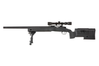Снайперська гвинтівка Specna Arms M62 SA-S02 Core With Scope and Bipod Black - зображення 1
