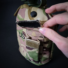 Фляга з котелком та чохлом, Тактична фляга для води, військова фляга з сумкою Камуфляж (ТБ3428) - зображення 6