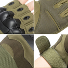 Тактичні рукавички безпалі Ironbull Commander Khaki XL (U34001) - зображення 4