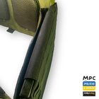 Камербанд тактический под баллистические пластины с пряжкой быстрого сброса и системой Молли MPC Модель 10 Черный - изображение 5