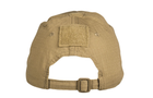 Кепка бейсболка блайзер Койот Mil-Tec TACTICAL BASEBALL CAP COYOTE (12319005) - зображення 2