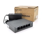 Комутатор POE Mercury MS05CP 53,5V з 4 портами POE+1 порт UP-Link 100Мбіт, БП у комплекті 0,54 кг (82*79*26) Q20