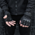 Тактичні рукавички з відкритими пальцями Oakley Чорний XL - зображення 3
