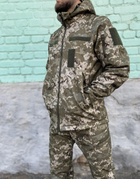 Куртка військова тактична демісезонна Софт Шелл Піксель 52-54 - изображение 4